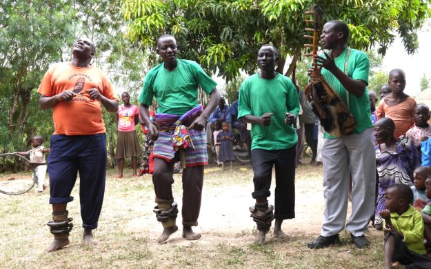 men dancing